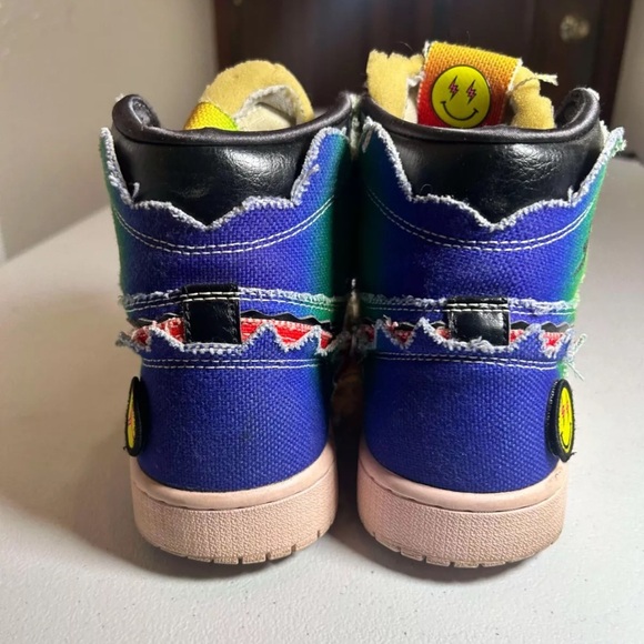 Air Jordan 1 Retro High J Balvin Pre-Owned Sz 8.5 NO BOX - Picture 3 of 13